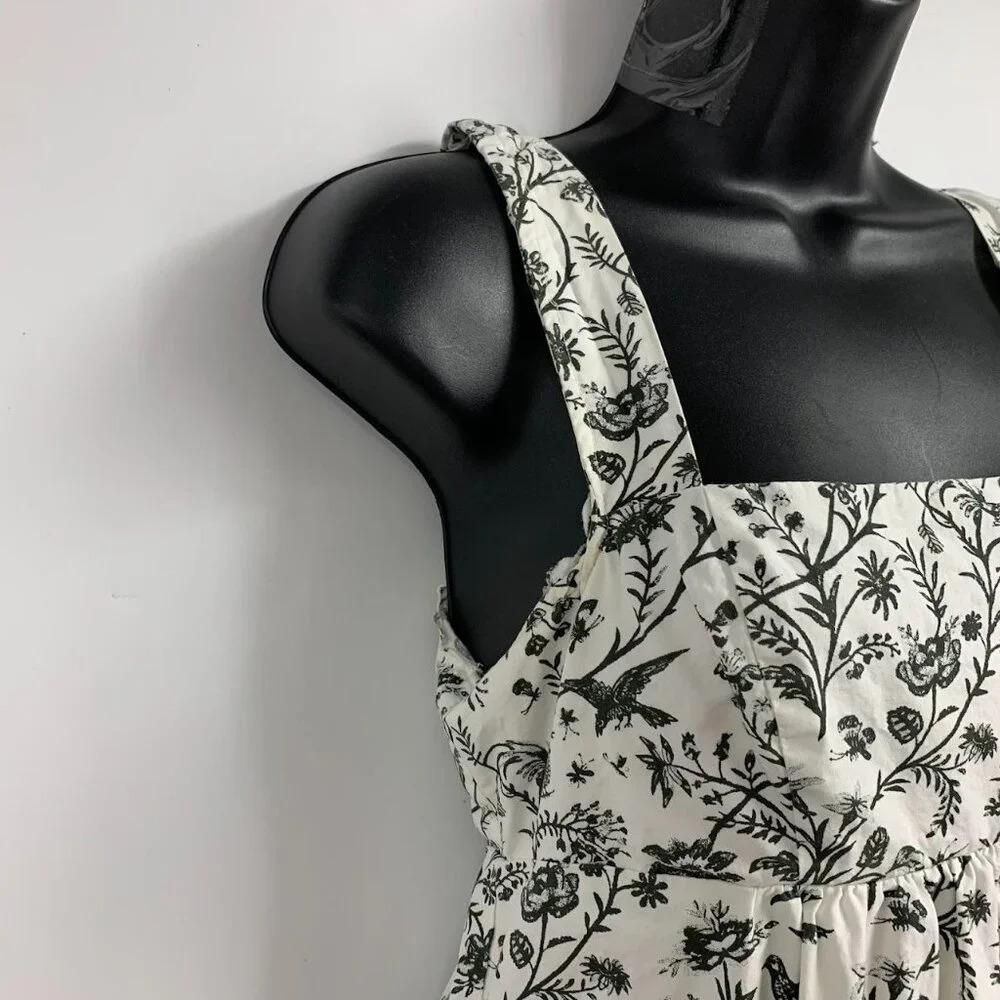 Laura Ashley Urban Outfitters Penelope Toile Cottagecore Babydoll‎ Dress Size - Picture 5 of 14